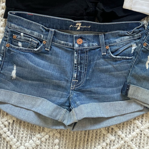 7 For All Mankind Denim Shorts - Bundle of 4 - Picture 5 of 6